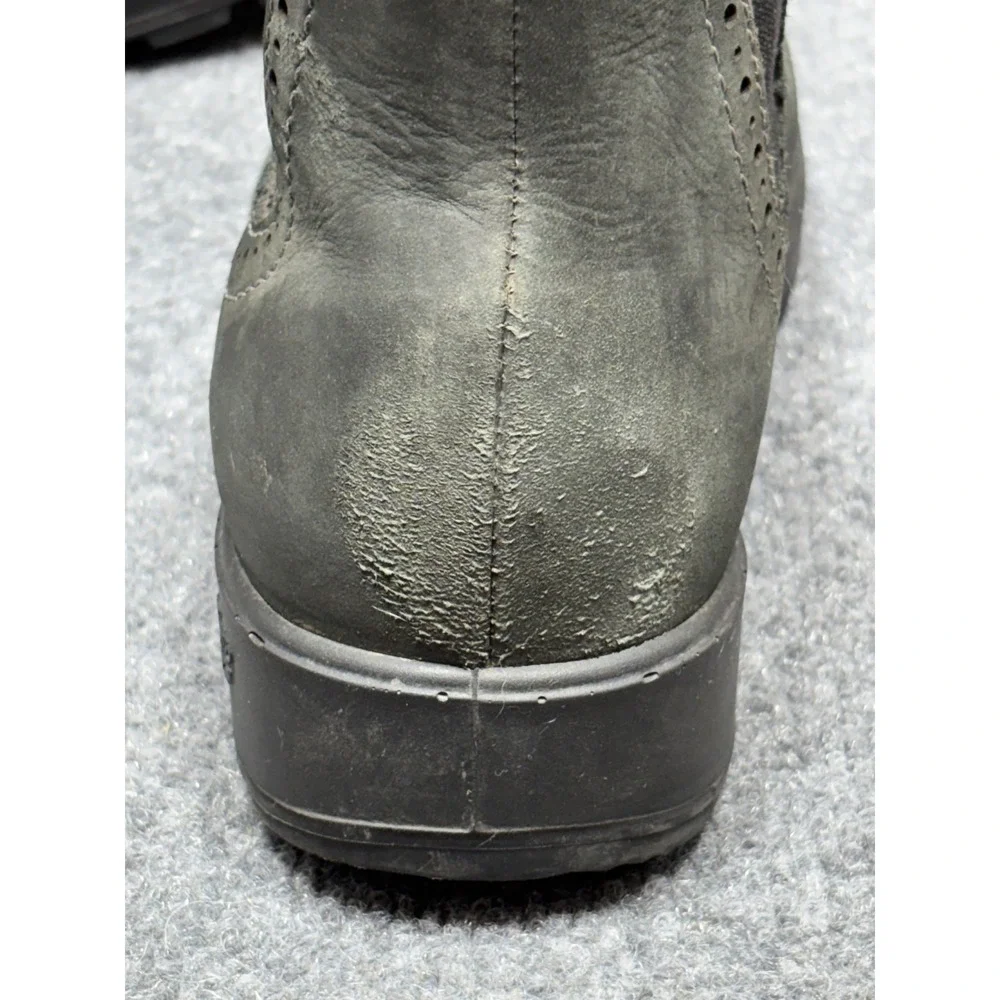 Blundstone Womens 1351 Ankle Chelsea Boots Size 4 Gray Worn In Tasmania 1870
